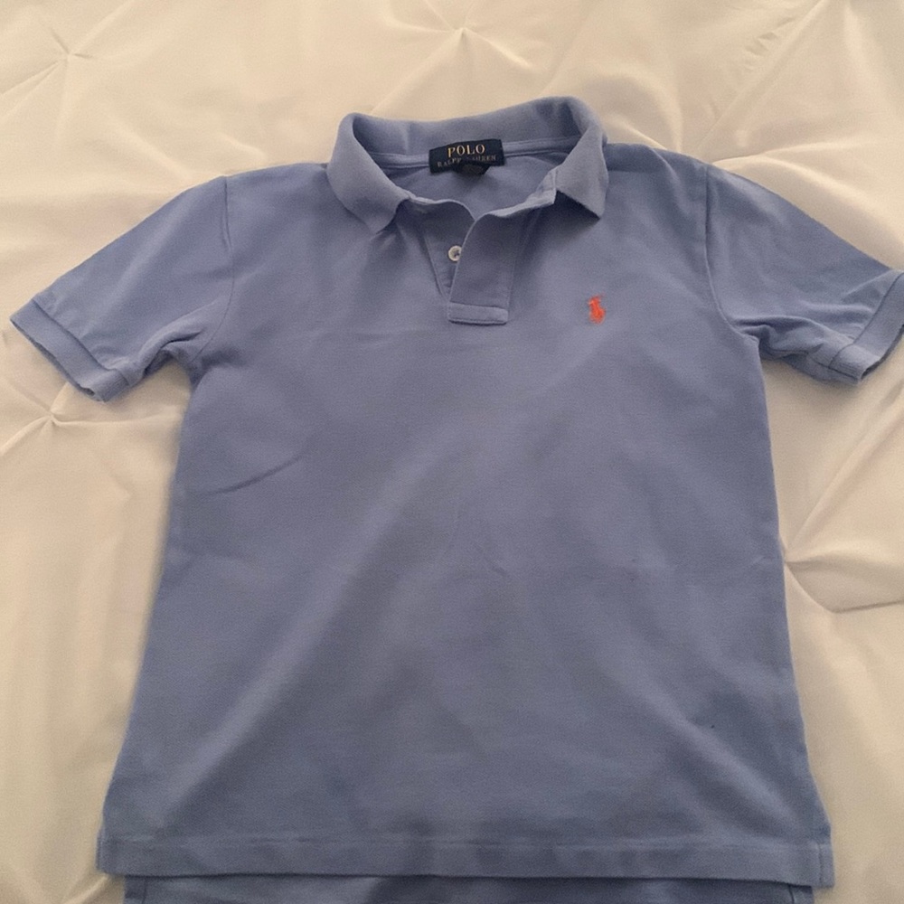 Polo Shirt Boys size 8 Blue